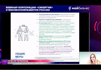 Предприниматели из разных уголков России обменялись секретами работы в условиях пандемии