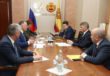 Директор АКИТ РФ Андрей Шпиленко встретился с Главой Чувашской Республики